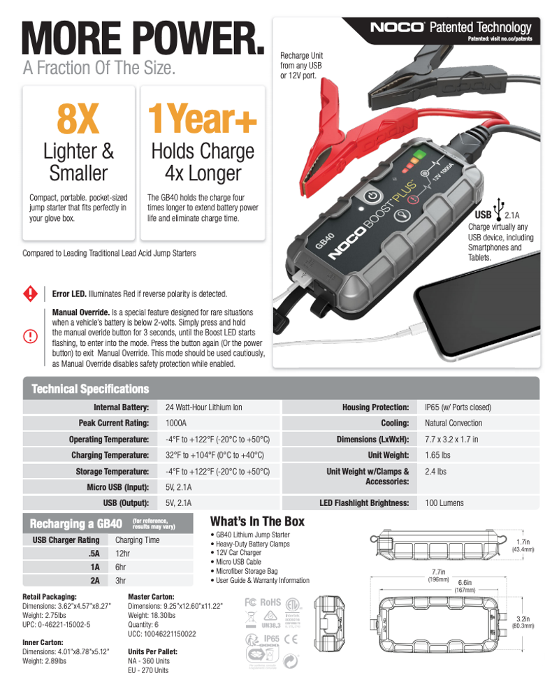 Noco Genius Boost Jump Starter-8